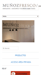 Mobile Screenshot of munozfresco.com